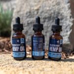 Blue Berry Hemp Oil in Nature