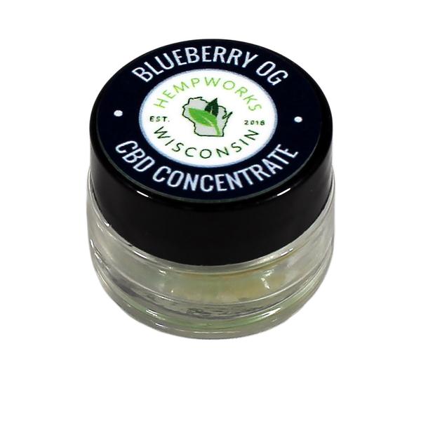 CBD Concentrate Wax Blueberry